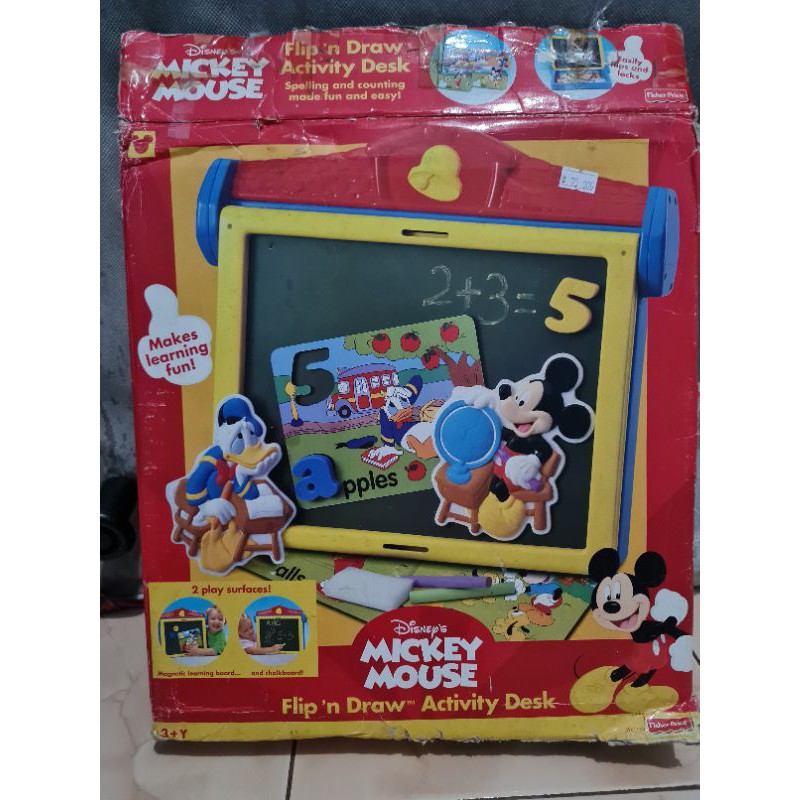 

disney mickey mouse flip and draw activitydesk black board