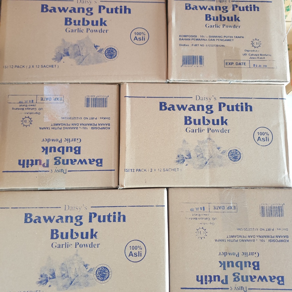 [Dus] Bumbu Masak Instan Bawang Putih Bubuk Garlic Powder Daisy