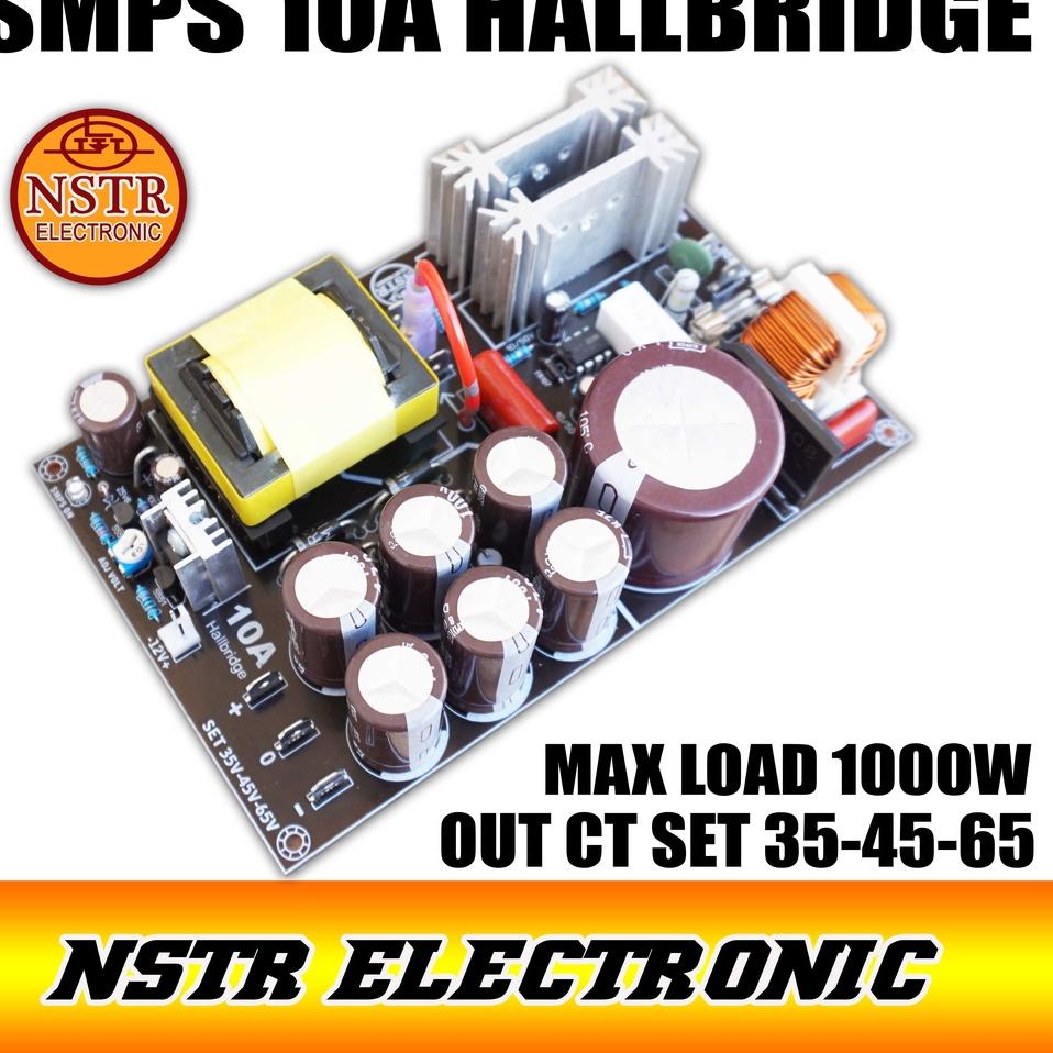 New Stock Smps 10A hallbridge out bisa pindah dari 35v-45-65v