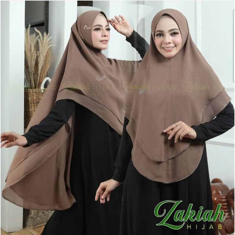 Jilbab Khimar Syar'i Hamila Picot Ori Zakiah