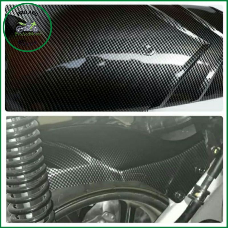 Hugger spakbor kolong Honda Pcx Lokal Carbon Nemo