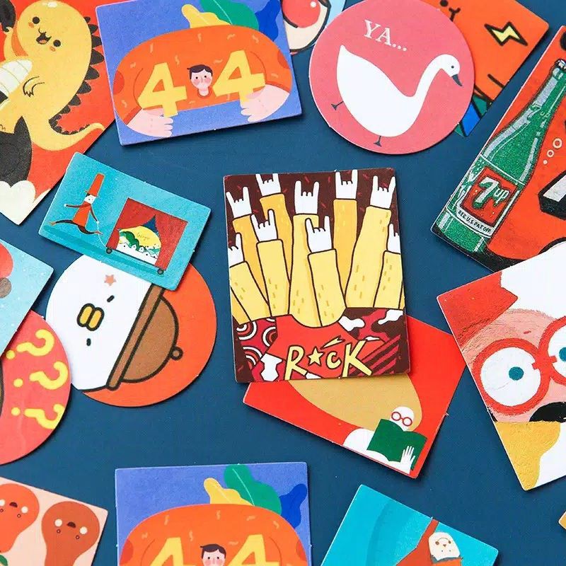 

15 Lembar Stiker Kertas Gambar Campuran Untuk Scrapbook