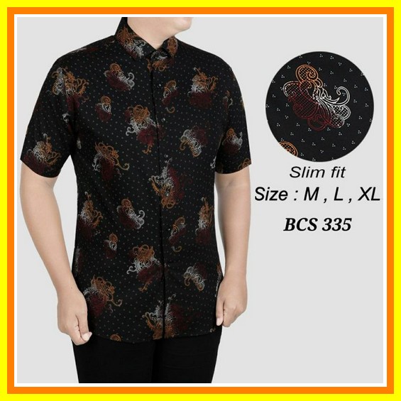 Kemeja Batik Batik Lengan Pendek Import Dewasa Slimfit Kemeja Motif Batik Premium Batik Kondangan Ke
