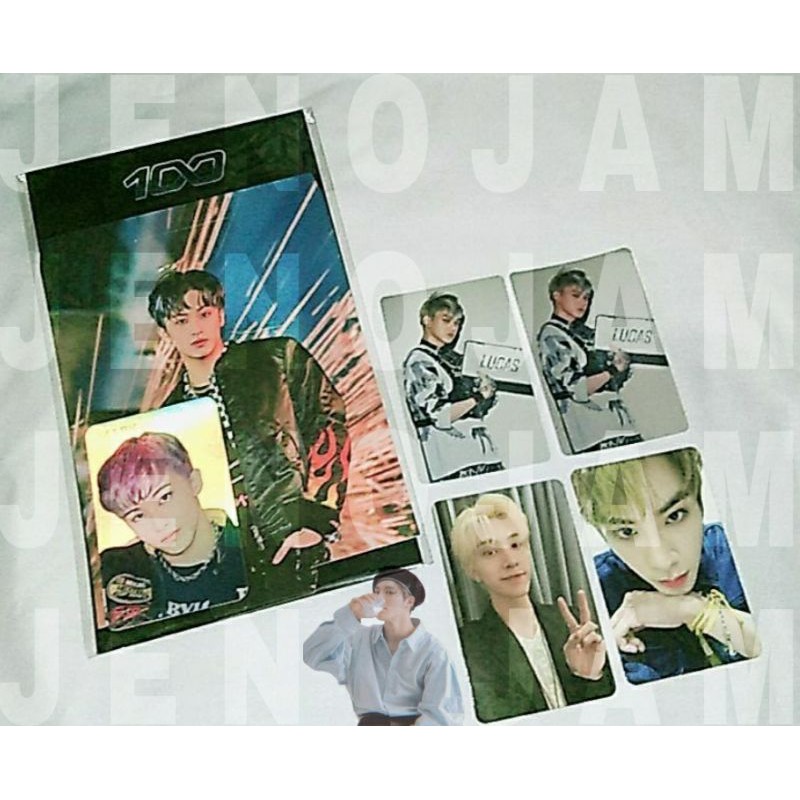 [ BOOKED ]PC holo superm mark, pc hendery past, pc xiaojun depart & sticker set lucas