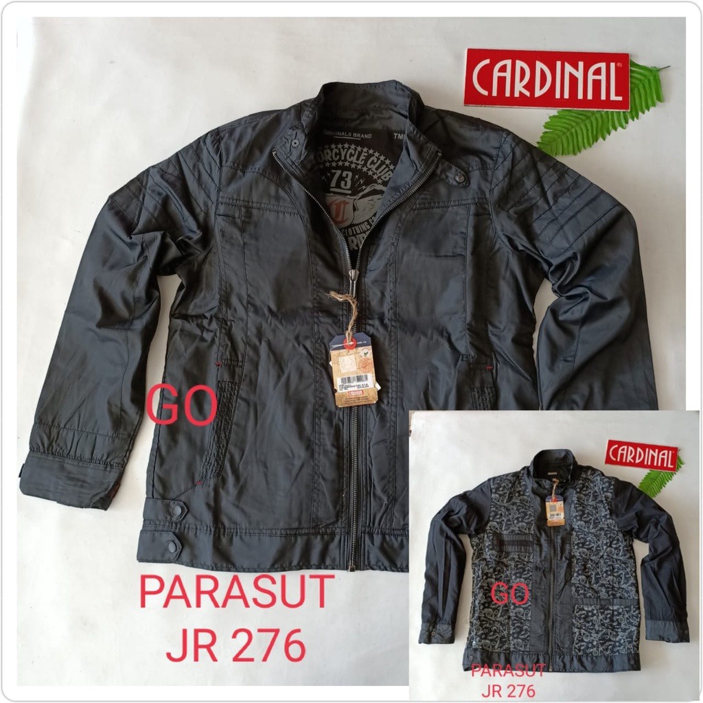 gos CARDINAL JAKET KAOS PARASUT Cowok Casual Jaket Pria Keren Jaket Kekinian