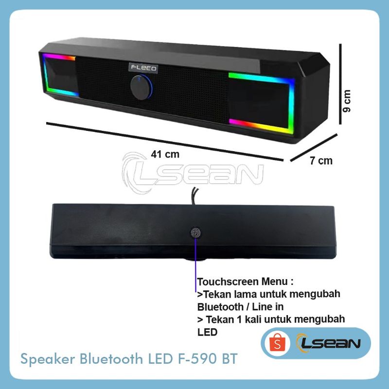 SPEAKER SOUNDBAR TOUCHSCREEN DUAL CONNECTION