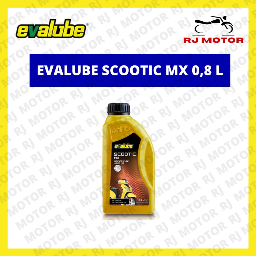 OLI EVALUBE SCOOTIC MX 4T 0,8 LITER OLI MOTOR ASLI