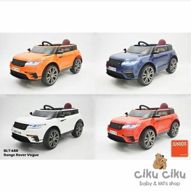 Mobil Mainan Aki Ranger Rover Evoque mobil aki mainan anak