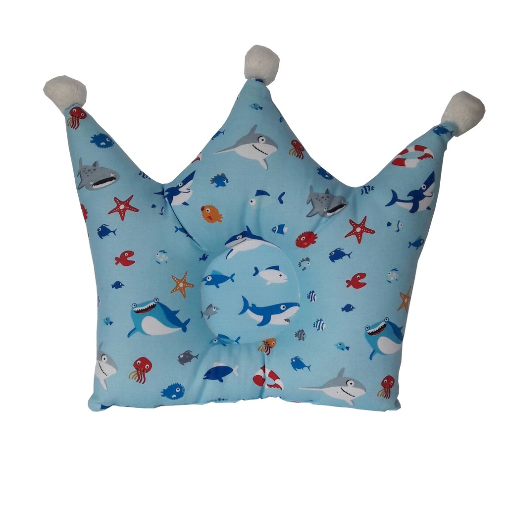 Bantal Peyang Bayi Mahkota Crown Newborn Baby Motif Karakter Lucu By Ndollolo