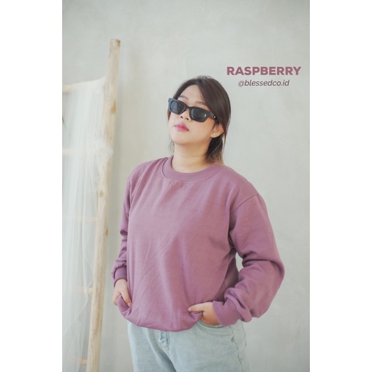 Basic Sweater Raspberry