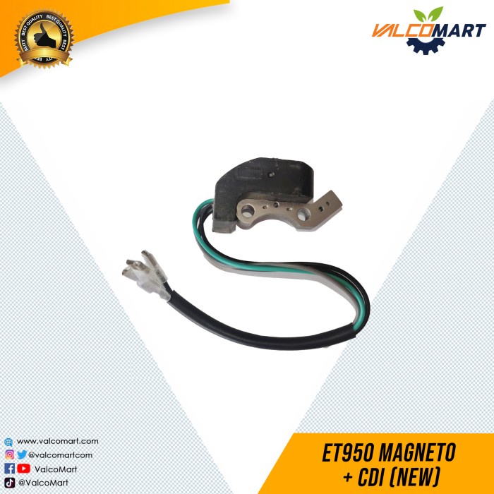 Sparepart ET950 Magneto + CDI