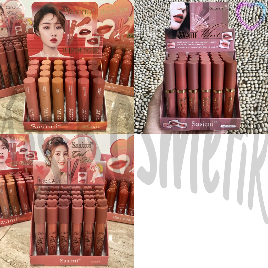 [LUSINAN] Sasimi Lipcream Lipgloss / Grosir Kosmetik