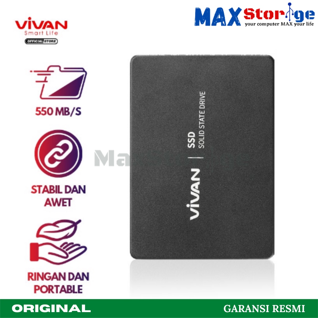 VIVAN SSD 120GB 240GB SATA INTERNAL EKSTERNAL PORTABLE 550MB/S VSSD120 VSSD240