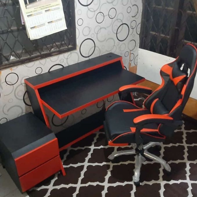 meja gamer nakas laci youtuber murah