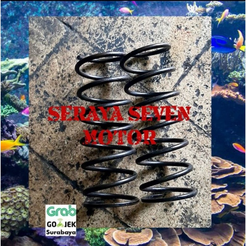 coil spring per keong belakang corolla dx ke70 original 2pc garansi