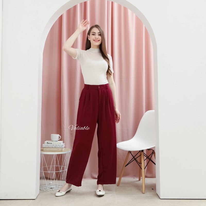 Trouser Highwaist Loose Pants Palette 1 (M-XXL)