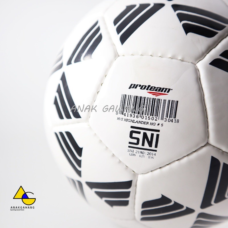 Bola Sepak Proteam Highlander Original Size 5 Anakgawang