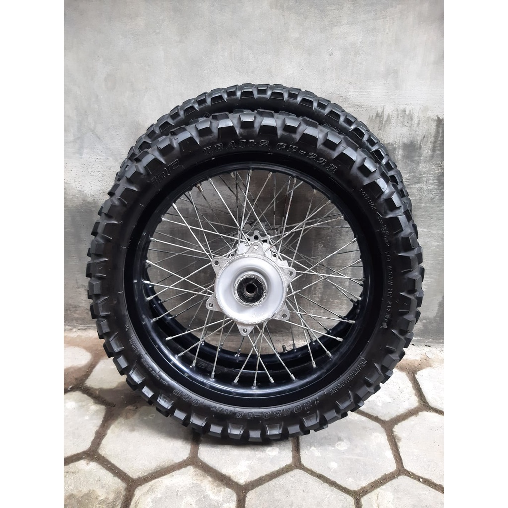 VELG SET BAN SET ORIGINAL COPOTAN HONDA CRF RING 18 21 WHEELSET ORI HONDA CRF150L