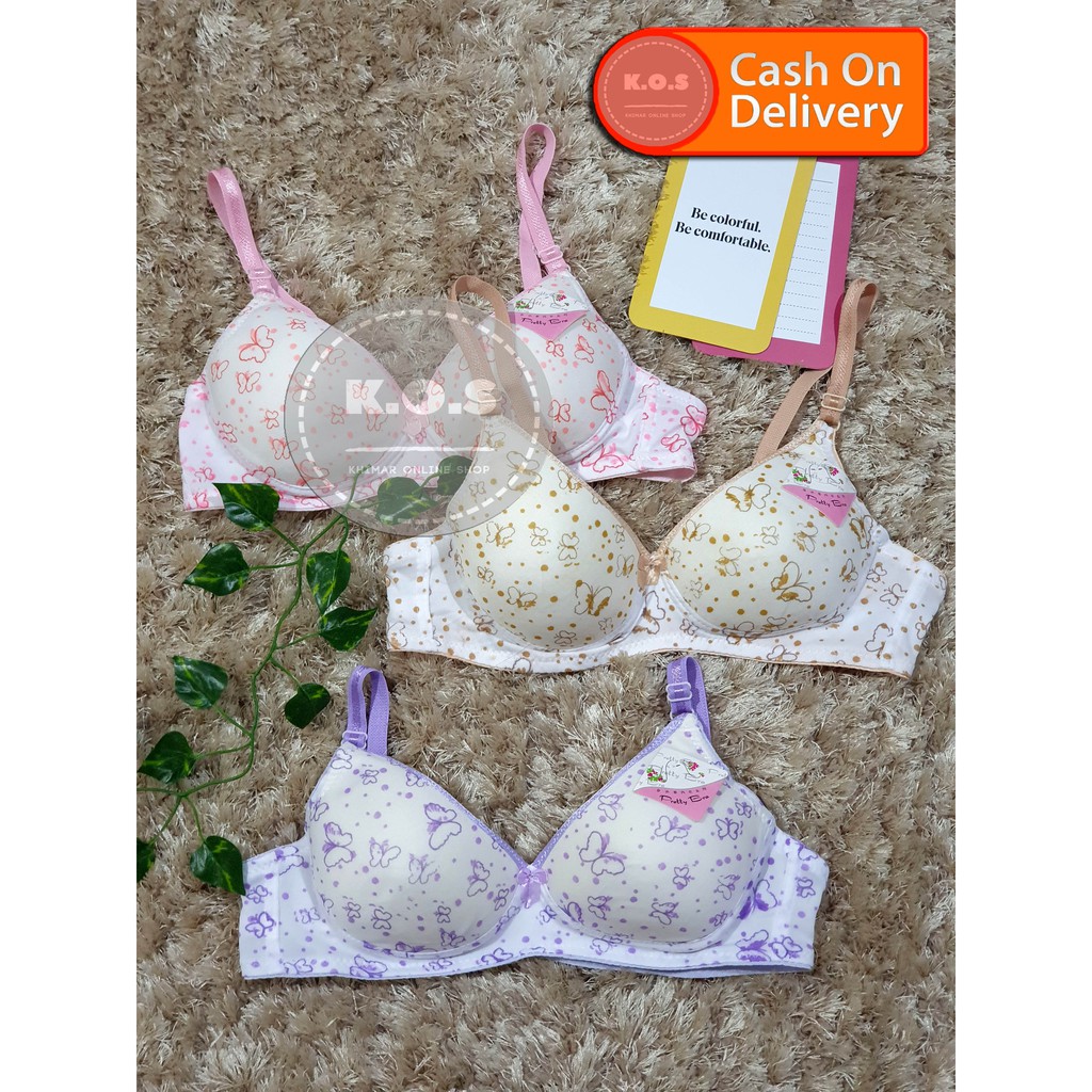 BRA REMAJA BUSA TIPIS MOTIF KALEM