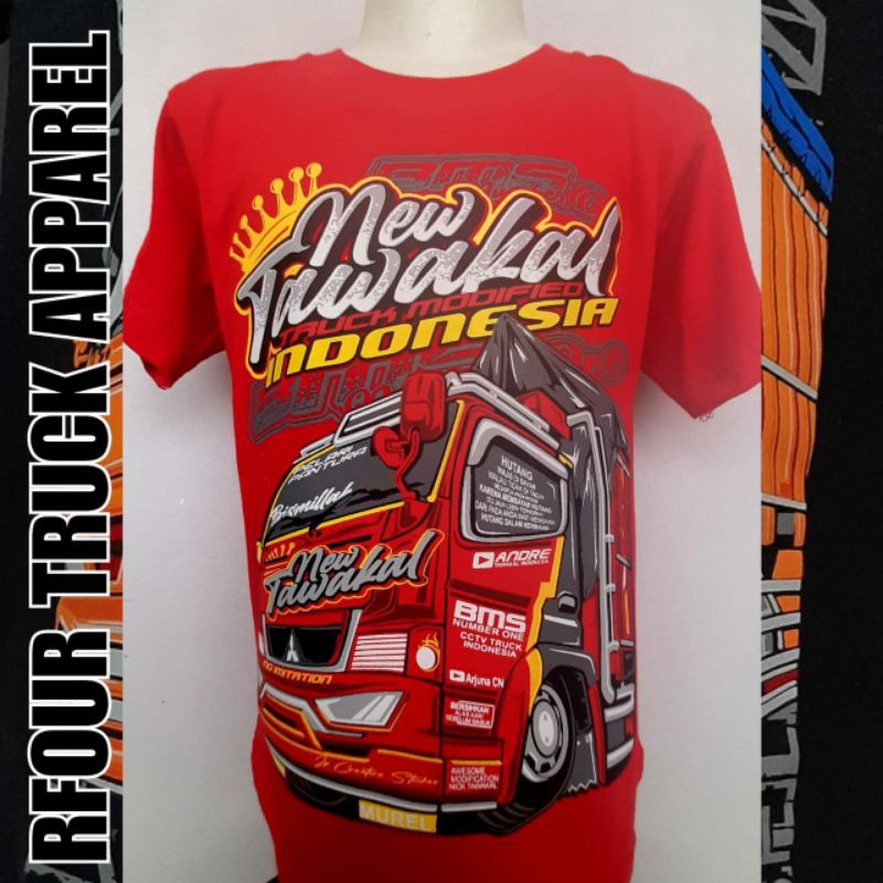 Kaos Anak Kaos Truk New Tawakal Anak Kurir Rawit Kids 1-7th