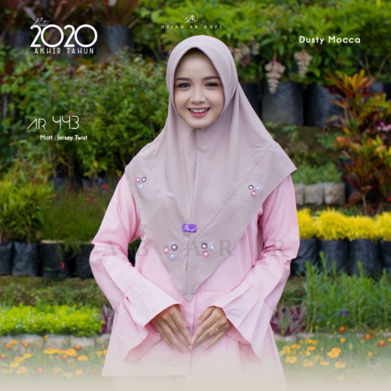 Arrafi Hijab Kode Ar 443 / jilbab kerudung bergo antem instant murah laris-6