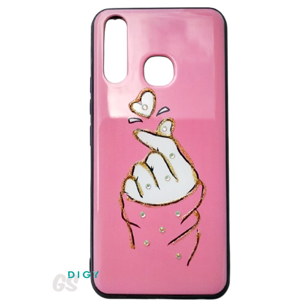 Case Fuze Glitter Vivo Y19 Casing Import Timbul Motif Cewek Karakter Bts Anime