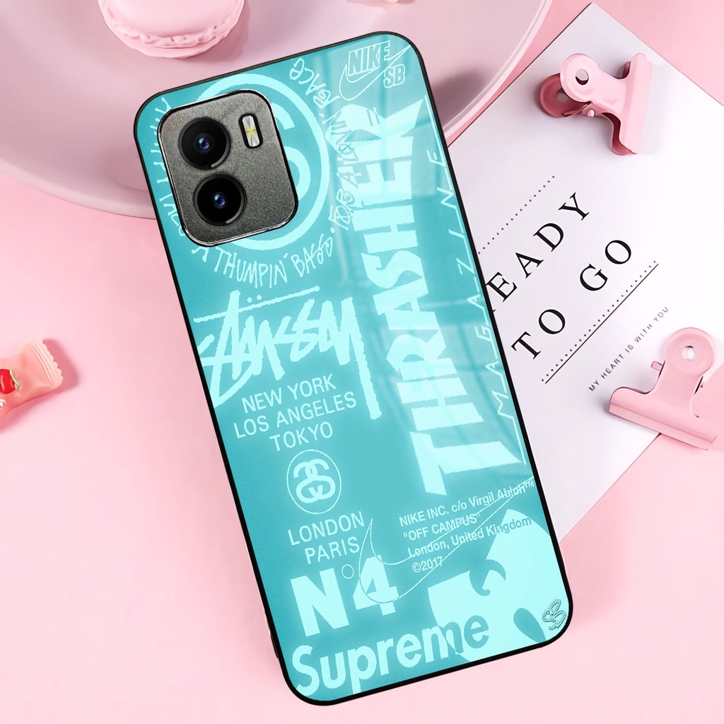 Case Glossy Oppo | Y15s | Y01 | Casing Kilau Hp | Motif Aesthetic