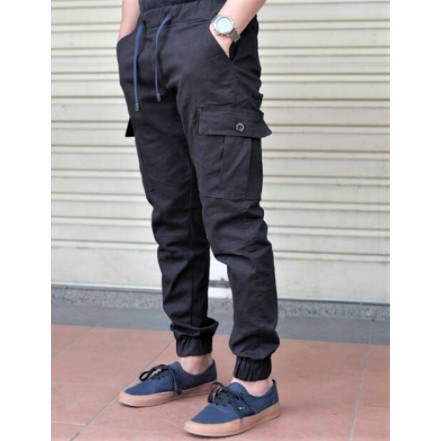 Celana Joger pants Jogger Cargo Unisex Pia Dan Wanita