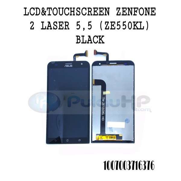 Special LCD ASUS ZENFONE 2 LASER 5.5 Z00LDD & TOUCHSCREEN BLACK ORIGINAL OEM Diskon