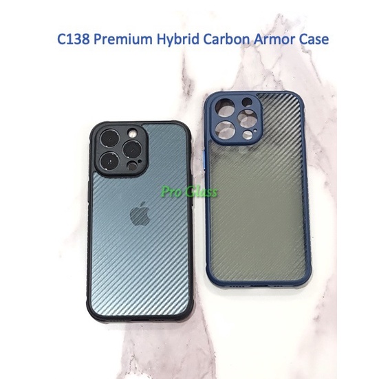 C138 Iphone 11 / 11 PRO / 11 PRO MAX / 12 / 12 PRO / 12 PRO MAX / 13 MINI / 13 / 13 PRO / 13 PRO MAX  Carbon Armor Silicone Case