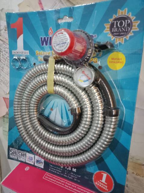 paket selang regurator high pressure winn gas w181 meter