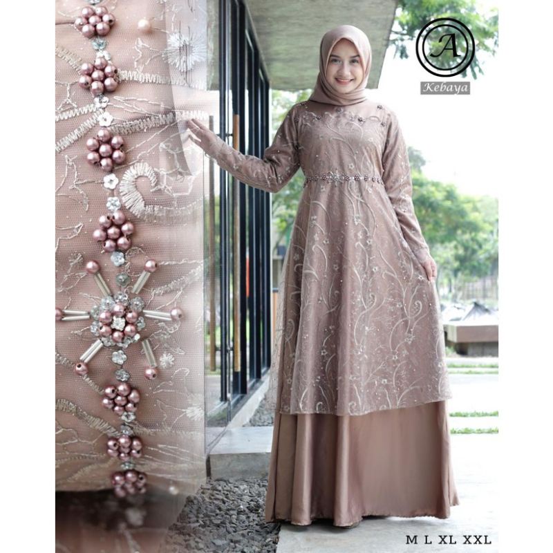 Cod gamis tille pesta modern//gamis pesta muslim//fashion muslim//gamis lebaran terbaru