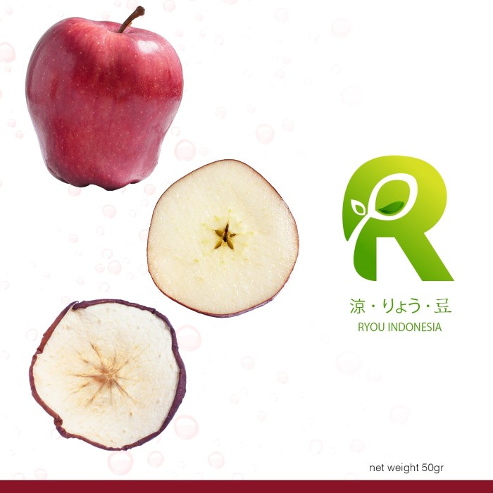 

Buah Kering - Dehydrated Red Apple Chip Snack Buah Apel Merah Kering 50Gr