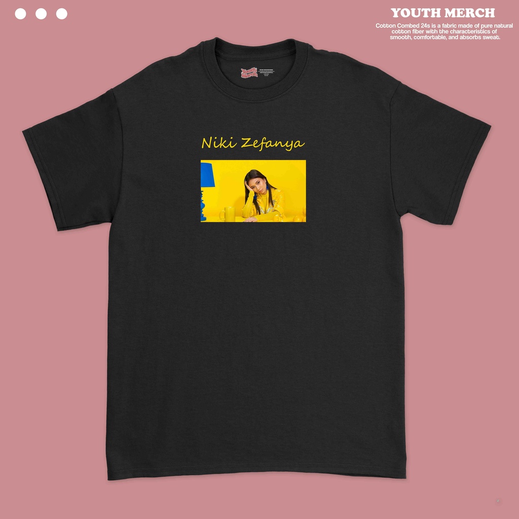 Kaos Musik Niki Zefanya - Musik Merch | Unisex | Baju Niki Zefanya | Niki Zefanya Tees