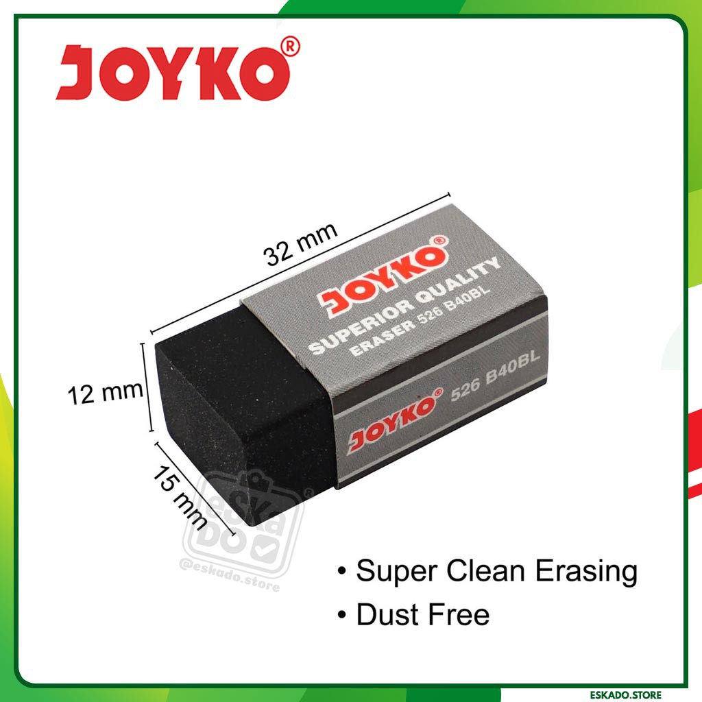 Eraser / Penghapus Joyko 526-B40BL (isi 6)