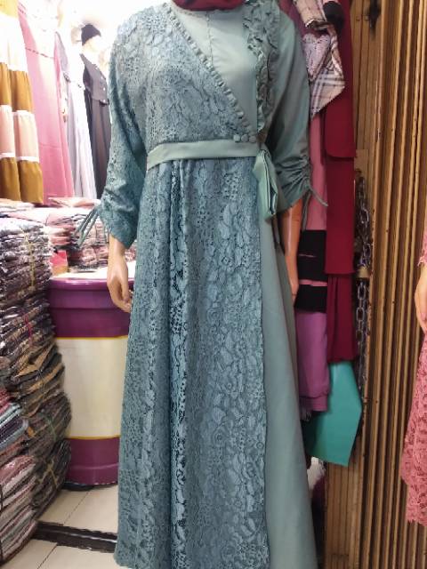 30 Ide Keren Gamis  Katun Toyobo  Kombinasi  Brokat The 