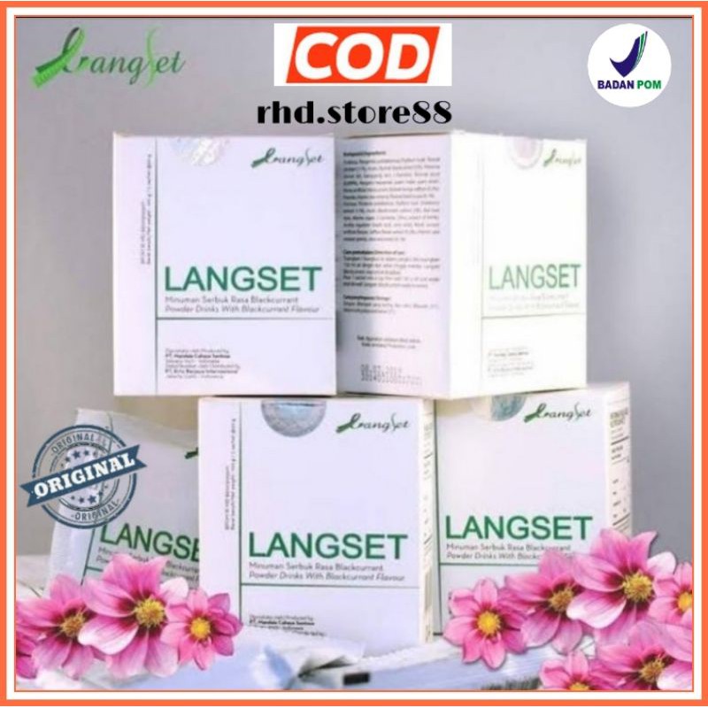 LANGSET Drink / Minuman Pelangsing / Minuman Diet