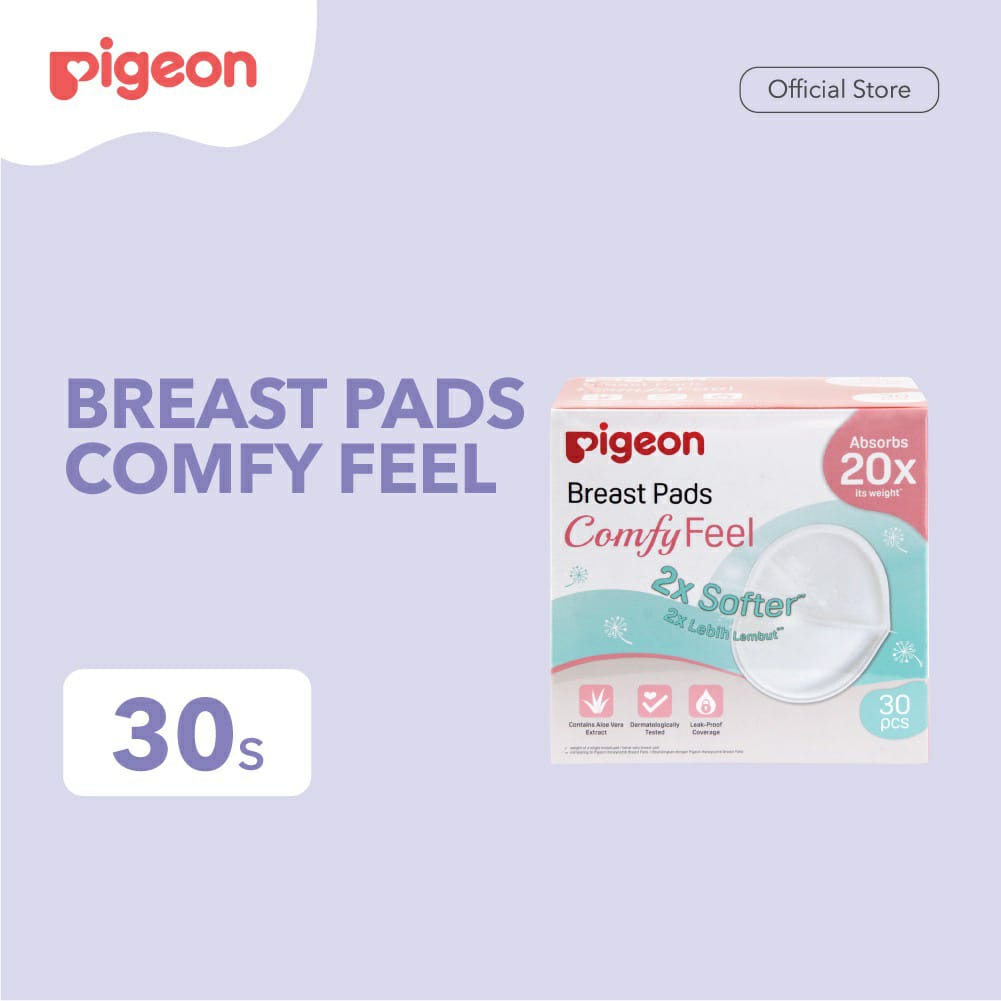 Pigeon Breast Pad Comfy Feel 30Pcs / Penyerap ASI