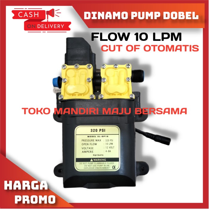 Dinamo Pompa Dc Dobel / Pompa Dc 12v High Pressure