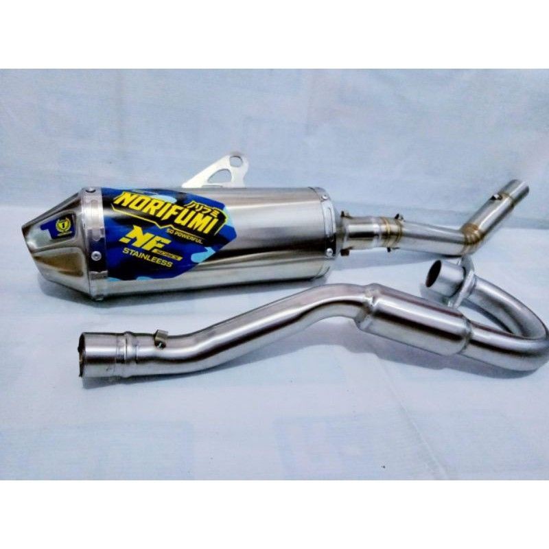 TERMURAH!!!KNALPOT RACING NORIFUMI & FMF F4 KLX 150 BF S L G DTRACKER 150 SE CRF 150 L WR 155 TRAIL-7