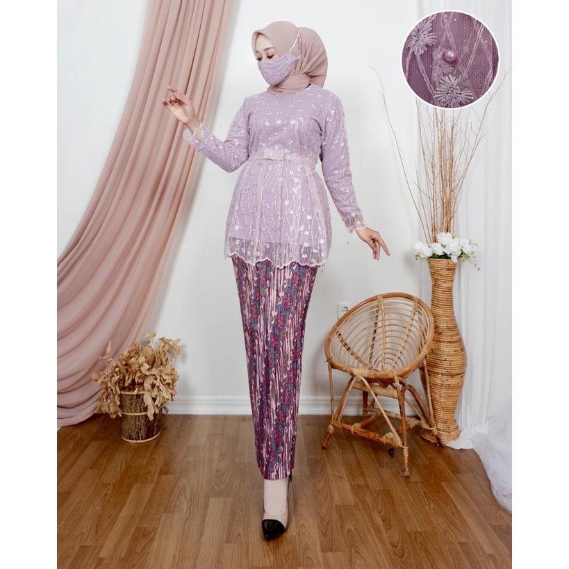 SET BLOUSE ICA CANTIKA / KEBAYA MODERN / OUTFIT ATASAN BRUKAT WANITA KEKINIAN / NJ