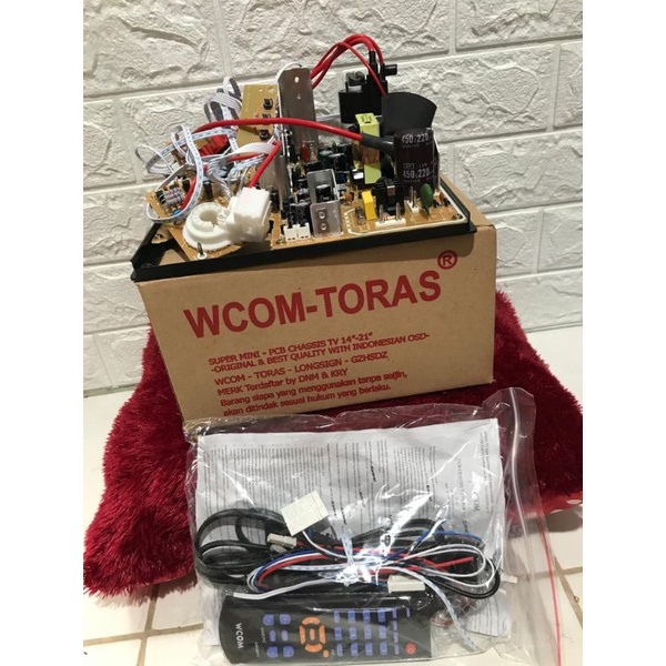 mesin tv tabung 14 21 inc wcom-toras
