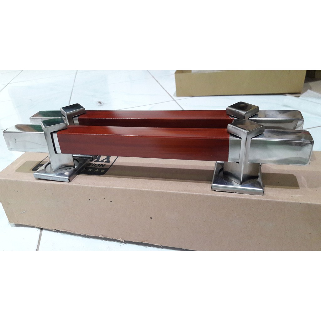 33 cm handle pintu rumah/ tarikan pintu gagang pintu model kotak natural