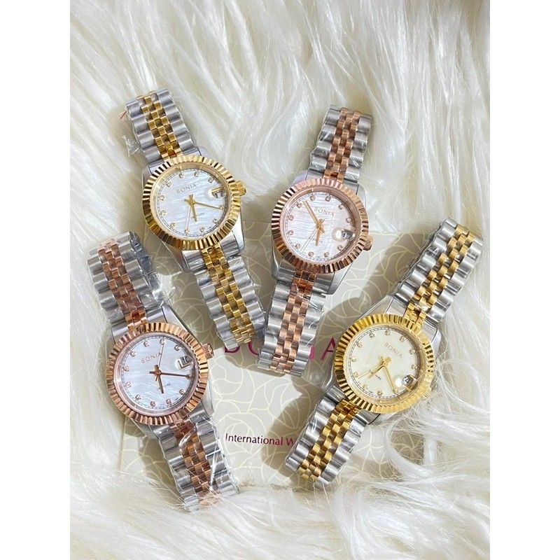 Jam Tangan Bonia BNB-10081 Sapphire / Jam Tangan Fashion Wanita Bonia BNB-10081