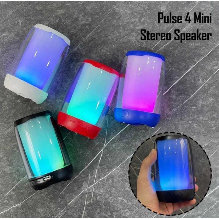 Speaker Bluetooth Pluse 4 Mini Suara Kencang