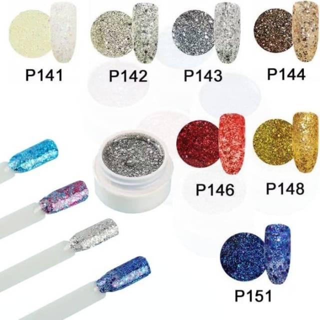 CAT KUKU KUTEX KUTEKS KUTEK GEL UV LED GLITER GLITTER - GEL NAIL POLISH GLITTERS UV LED