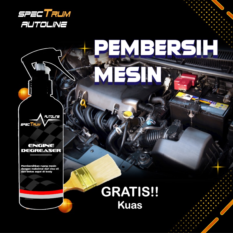 [ SPECTRUM ] MULTI PURPOSE CLEANER ENGINE DEGREASER PEMBERSIH MESIN MOBIL MOTOR FREE KUAS