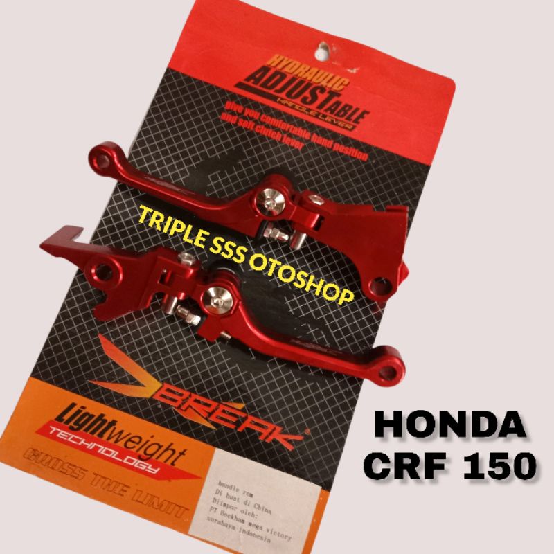 HANDEL SET REM KOPLING X-BREAK HYDRAULIC HONDA CRF 150 MERAH