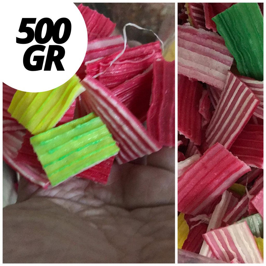 

KERUPUK SEBLAK MENTAH / KRUPUK KERING / ANEKA KERUPUK / ANEKA KERIPIK BAWANG 500gr LAPIS WARNA