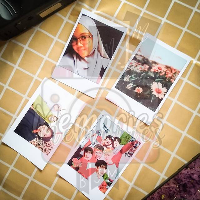 PAKET CETAK POLAROID frame putih polos
